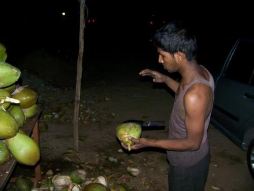 A Fresh Coconut (bangalore_100_1848.jpg) wird geladen. Eindrucksvolle Fotos von der indischen Halbinsel erwarten Sie.
